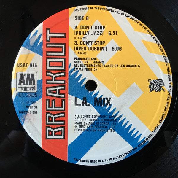 L.A. Mix : Don't Stop (Jammin') (12")