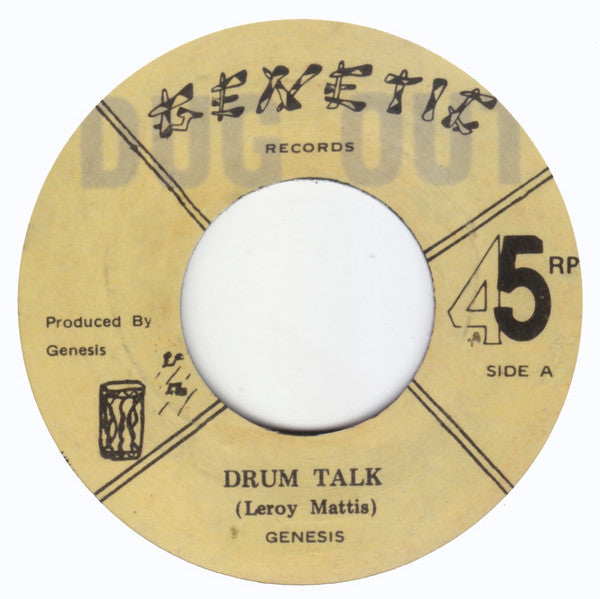 Genesis (16) : Drum Talk (7", RE)