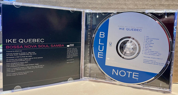 Ike Quebec : Bossa Nova Soul Samba (CD, Album, RE, RM)