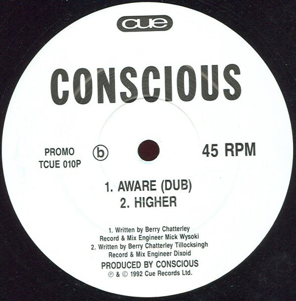 Conscious : Unconscious (12", Promo)