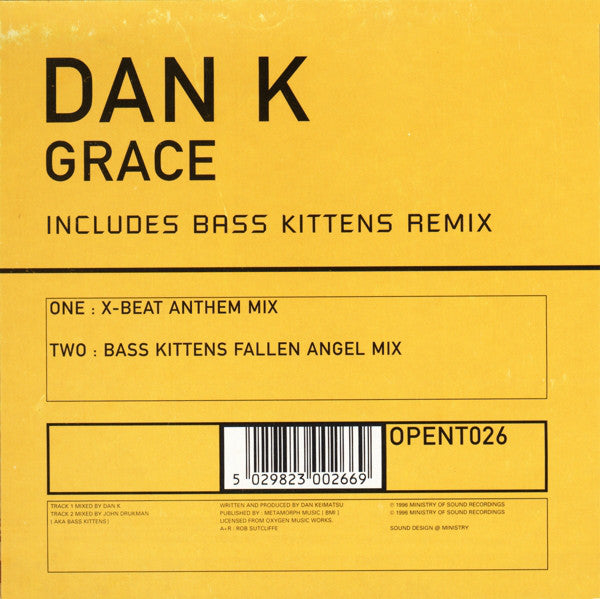 Dan K : Grace (12")