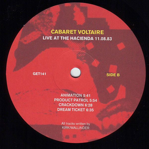 Cabaret Voltaire : Live At The Hacienda 11.08.83 (LP, Album, RE)
