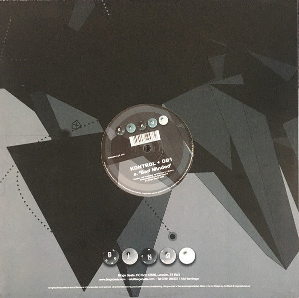 DJ Kontrol + OB1 (2) : Can't Have You / Bad Minded (12")