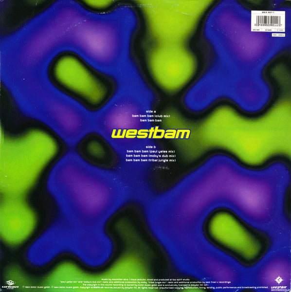 WestBam : Bam Bam Bam (12")