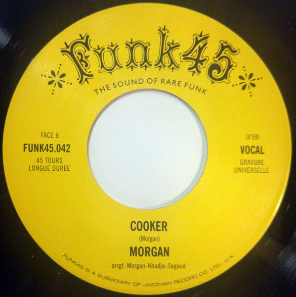 Morgan (64) : Gettin' To Business / Cooker (7", RE)