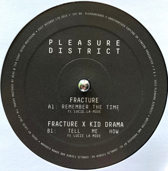 Fracture (2) / Fracture (2) X Kid Drama : Remember The Time / Tell Me How  (12")