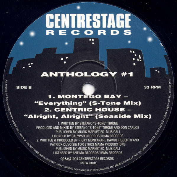 Various : Anthology #1 (2x12")