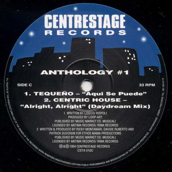 Various : Anthology #1 (2x12")