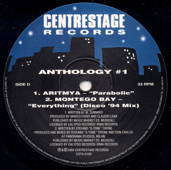 Various : Anthology #1 (2x12")