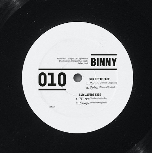 Binny (2) : Shlagance EP (12", EP)