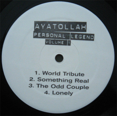 Ayatollah : Personal Legend Volume 1 (LP)