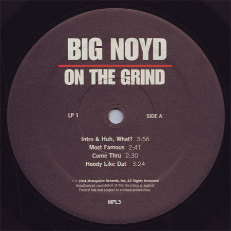 Big Noyd : On The Grind (2xLP, Album)