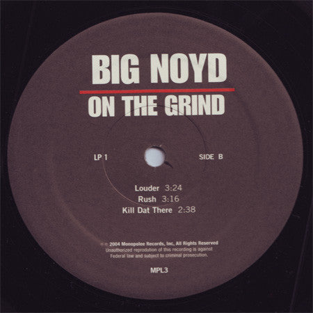 Big Noyd : On The Grind (2xLP, Album)