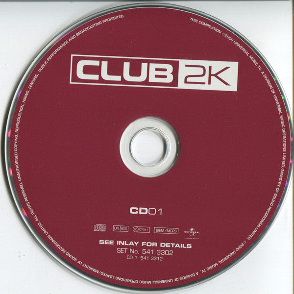 Various : Club 2K (2xCD, Mixed)