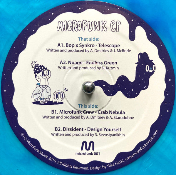 Various : Microfunk EP (12", EP, Blu)