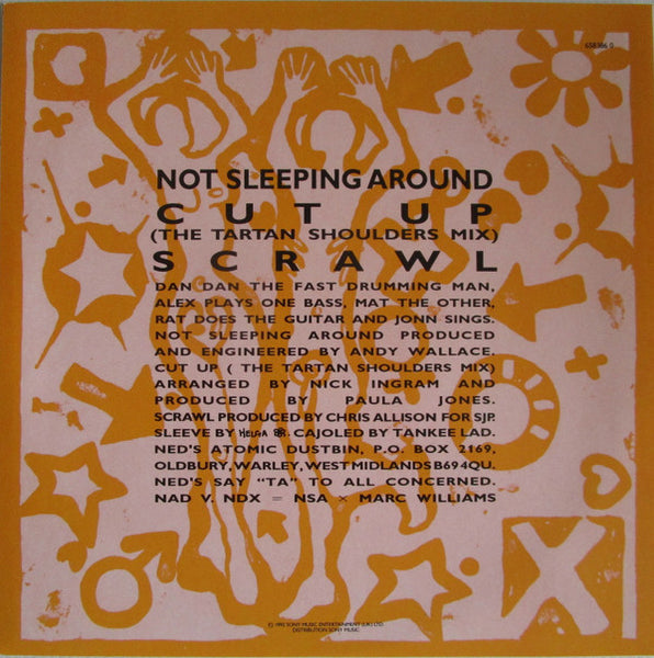 Ned's Atomic Dustbin : Not Sleeping Around (10", Single)