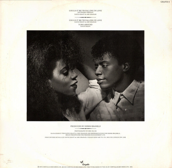 David Grant & Jaki Graham : Could It Be I'm Falling In Love (Extended Version) (12", Single)