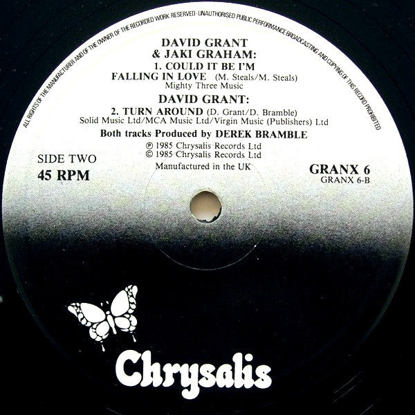 David Grant & Jaki Graham : Could It Be I'm Falling In Love (Extended Version) (12", Single)