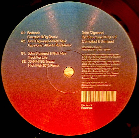 John Digweed : Re:Structured Vinyl 1:3 (12")