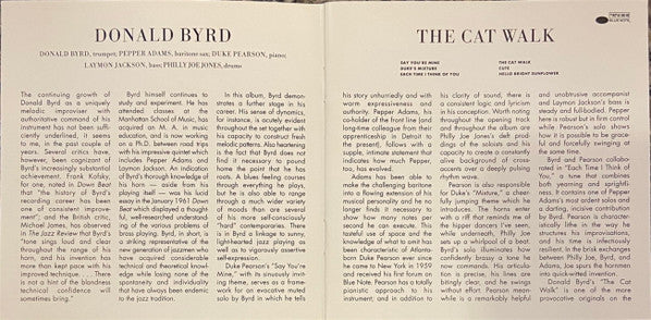 Donald Byrd : The Cat Walk (CD, Album, RE, RM)