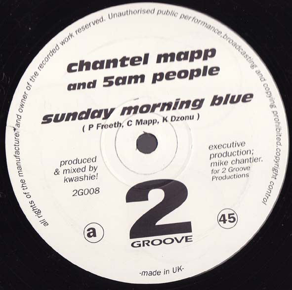 Chantel Mapp And 5am People : Sunday Morning Blue (12")