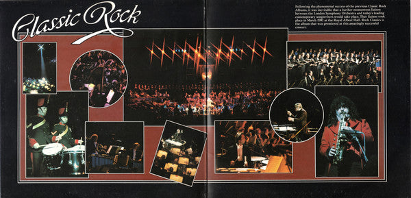 The London Symphony Orchestra And The Royal Choral Society : Classic Rock Rock Classics (LP, Album, Gat)
