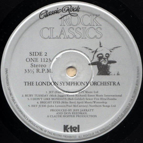 The London Symphony Orchestra And The Royal Choral Society : Classic Rock Rock Classics (LP, Album, Gat)