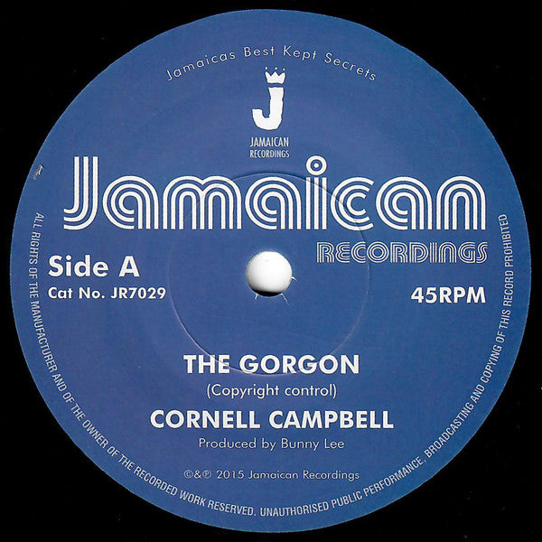 Cornell Campbell : The Gorgon (7", RE)