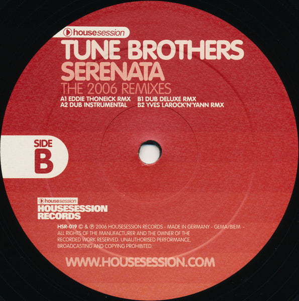 Tune Brothers : Serenata (The 2006 Remixes) (12")