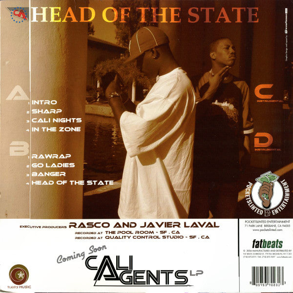 Cali Agents : Head Of The State (2x12", EP)