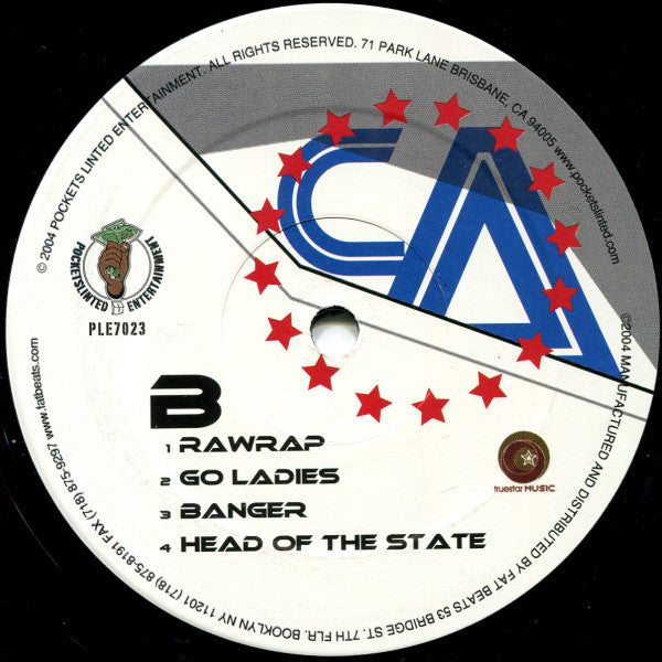 Cali Agents : Head Of The State (2x12", EP)