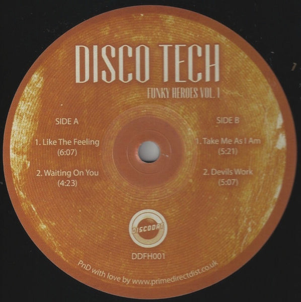 Disco Tech (2) : Funky Heroes Vol. 1 (12")