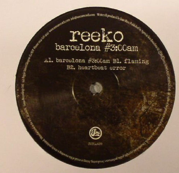Reeko : Barcelona #3:00am (12", EP)