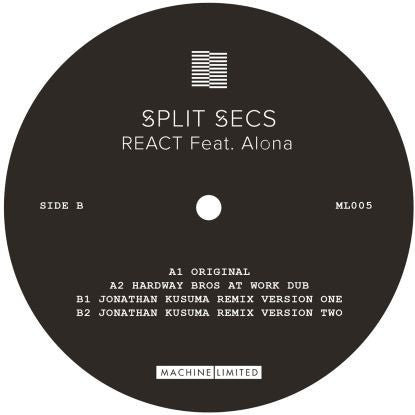 Split Secs Feat. Alona : React (12")