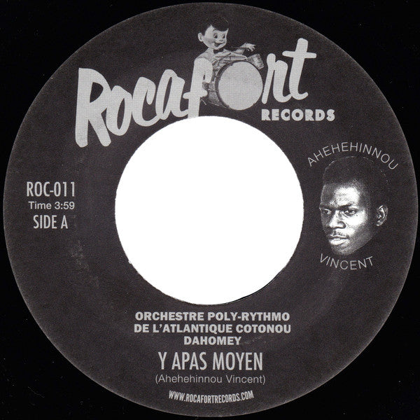 T.P. Orchestre Poly-Rythmo / Robert Nkwitchoua : Y Apas Moyen (7", Single, RE, Unofficial)