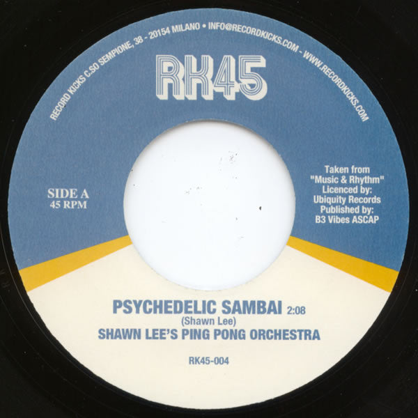 Shawn Lee's Ping Pong Orchestra / Betty Wright : Psychedelic Sambai / Man Of Mine (7", Ltd)
