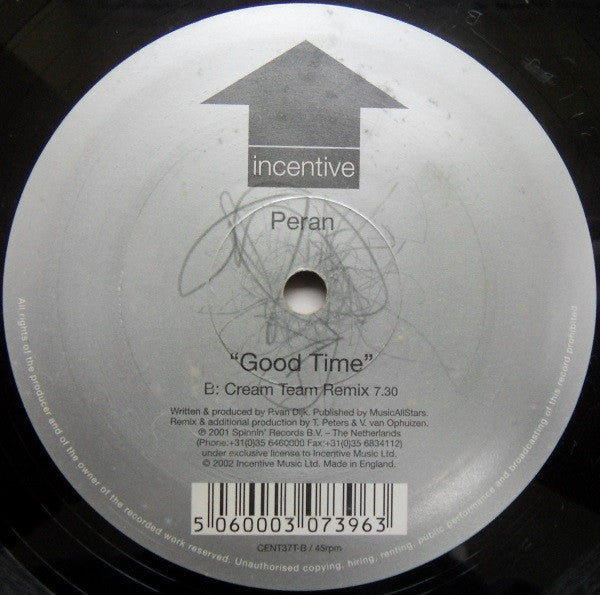 Peran : Good Time (12")