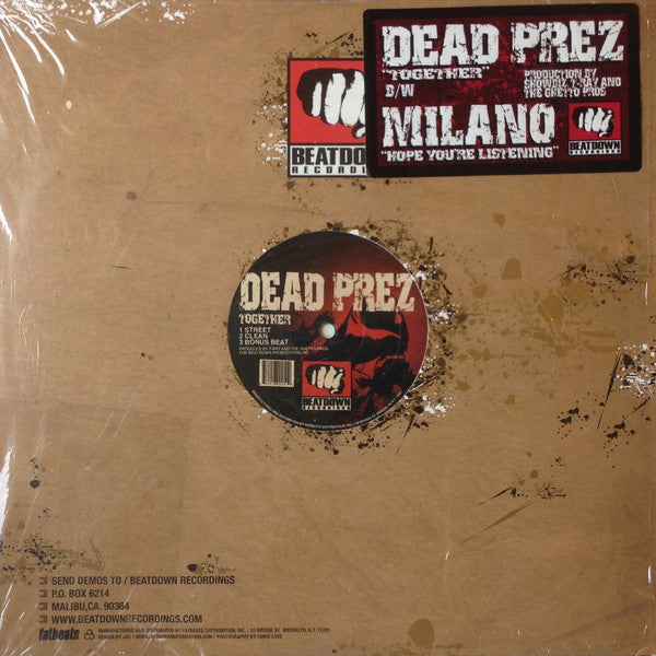Dead Prez / Milano (2) : Together B/W Hope You're Listening (12")