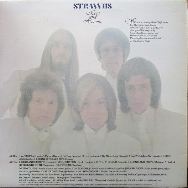 Strawbs : Hero And Heroine (LP, Album, RE)