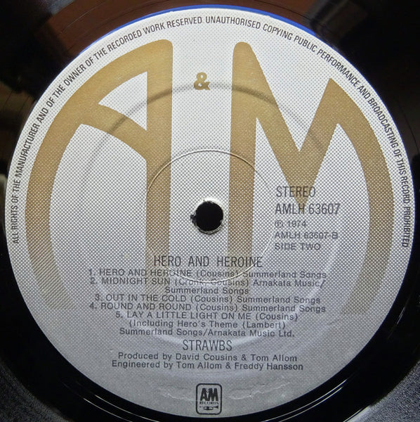 Strawbs : Hero And Heroine (LP, Album, RE)