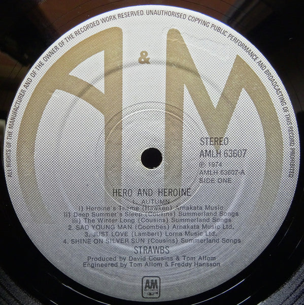 Strawbs : Hero And Heroine (LP, Album, RE)