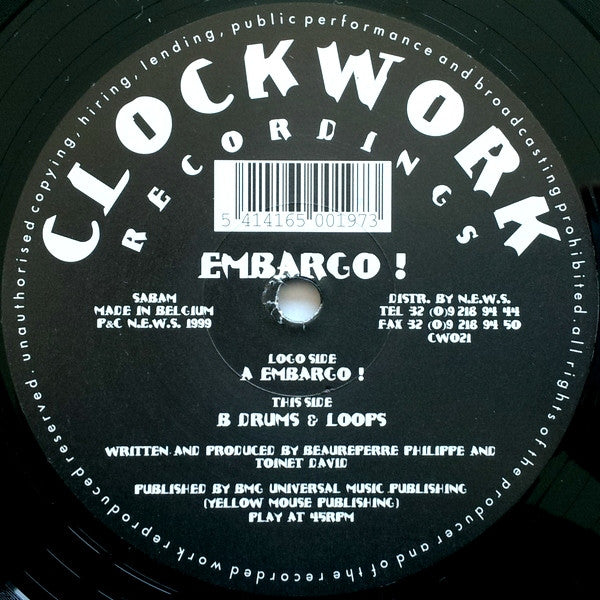 Embargo! : Embargo! (12")