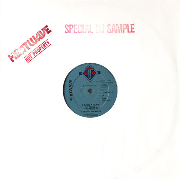 Heatwave : Hot Property (12", S/Sided, Promo, Smplr)