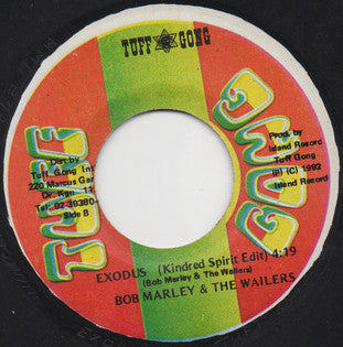 Bob Marley & The Wailers : Exodus (Kindred Spirit Edit) / Why Should I (Bone Remix Edit) (7", RE)