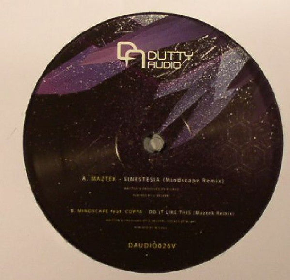 Maztek / Mindscape (2) Feat. MC Coppa : Sinestesia (Mindscape Remix) / Do It Like This (Maztek Remix) (12")