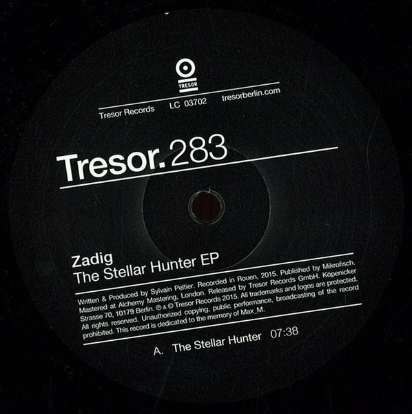 Zadig : The Stellar Hunter EP (12", EP)