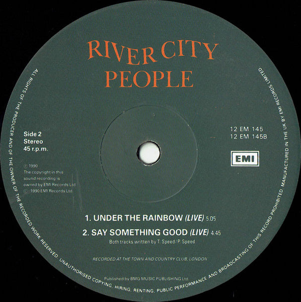 River City People : California Dreamin' / Carry The Blame (12", Single)