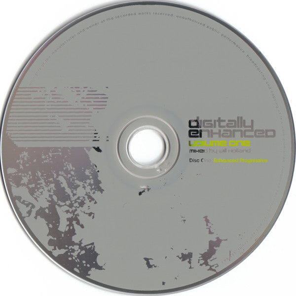 Will Holland (2) : Digitally Enhanced Volume One (2xCD, Mixed)