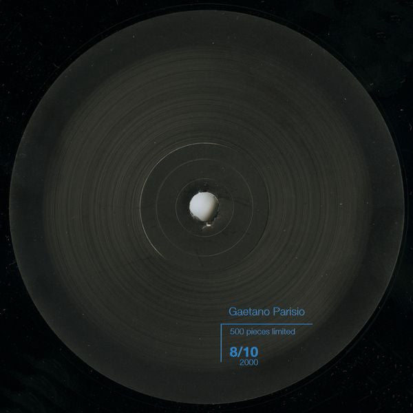 Gaetano Parisio : Advanced Techno Research 8/10 (12", Ltd)