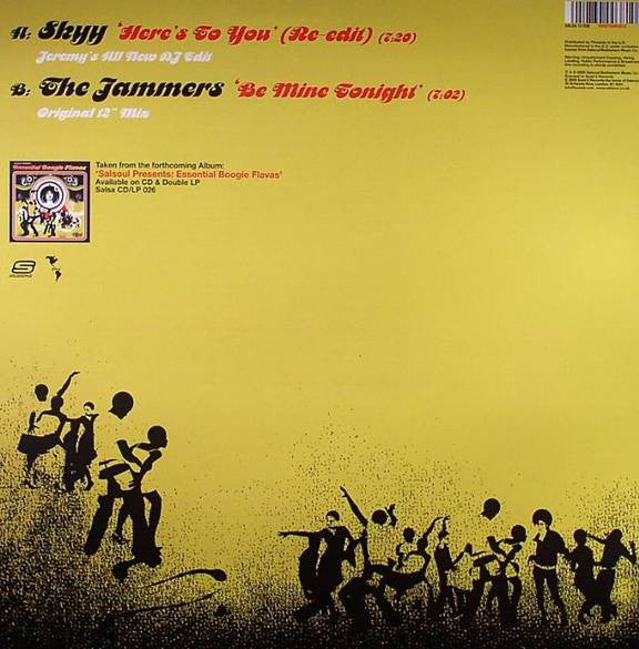 Skyy / The Jammers : Here's To You / Be Mine Tonight (12", Ltd, Smplr)
